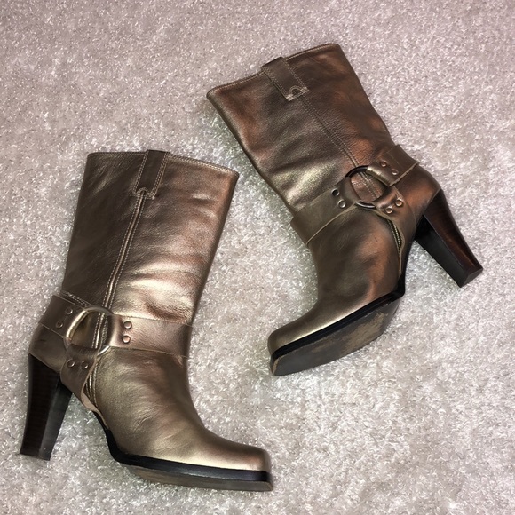 MICHAEL Michael Kors Shoes - COPY - MICHAEL Michael Kors Metallic Heeled Boots